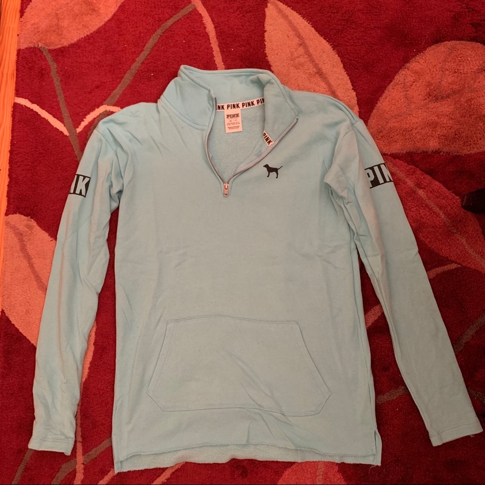 PINK quarter zip sweatshirt